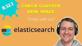 Check Elasticsearch cluster disk space and usage with one liner curl