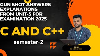 Download the video "C AND C++|| BCOM|| semester-2|| gun shot important answers from unit-5 for regular and backlog ||"