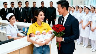 Delivery Woman Brings Cake To An Infertile CEO, Pregnant With Triplets Overnight,CEO Took Her Home