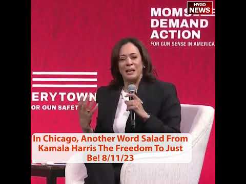 Harris to Gun-Control Activists: 'The Freedom to Just Be' and 'You Are Critical' (August 11, 2023)
