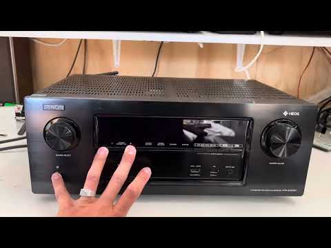 How To Factory Reset Denon AVR-X2400H Integrated Network AV Receiver