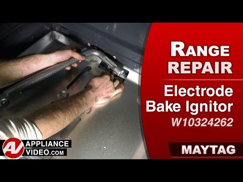 Maytag Stove - Intermittent Ignition of the Oven - Electrode Bake Ignitor Repair