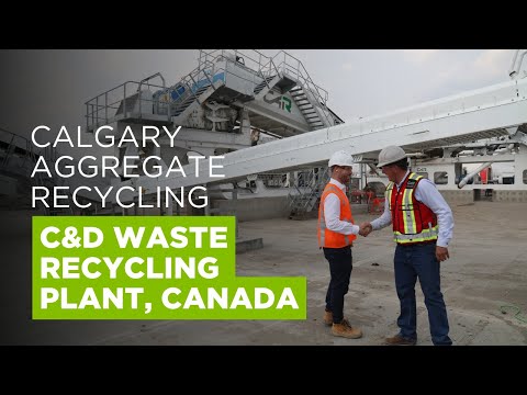 Calgary Aggregate Recycling Installs 250tph C&D Waste Recycling Facility in Calgary- CDE Projects