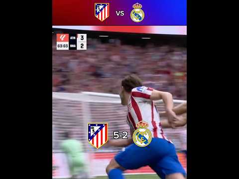 Last 4 Real Madrid Vs Atletico Madrid