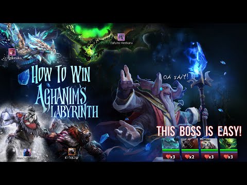 HOW TO WIN AGHANIM LABYRINTH - THIS BOSS IS EASY !!! [Level 1-Apprentice]