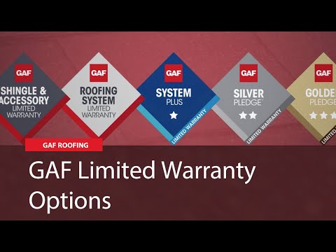 GAF Limited Warranty Options | GAF Roofing