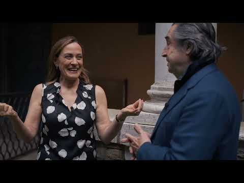 Maestro Riccardo Muti with Sarah Willis at "The Philharmonic Brass" - Recording Session in Ravenna