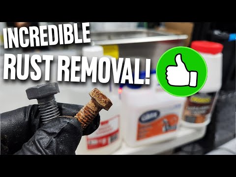 What solution to use for RUST REMOVAL with Ultrasonic Cleaner!