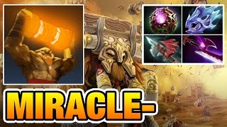 Miracle- Dota2 [Earthshaker] Offlane Max Enchant Totem First patch 7.02