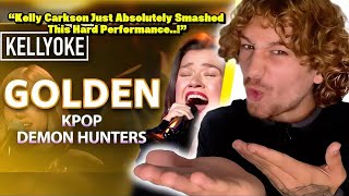 Kelly Clarkson - Golden (Cover) | UK Reacts | Her Voice Is Crafted For Songs Like This..! 😮‍💨
