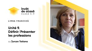 "Définir/ présenter les professions"