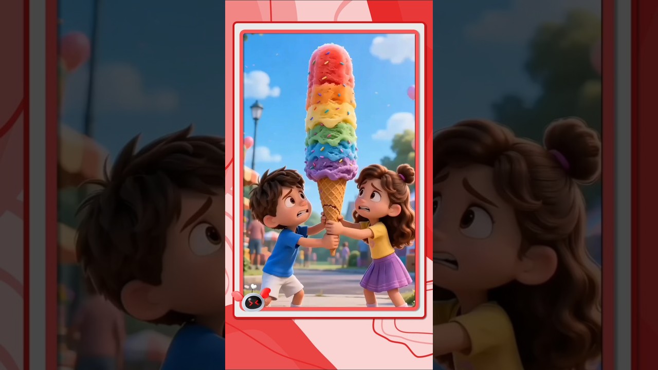 Cây kem cầu vồng khổng lồ