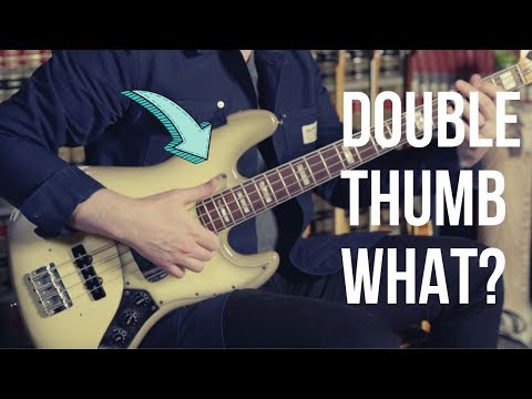 DOUBLE THUMB SLAP - how to really do it. w/Ian Martin Allison