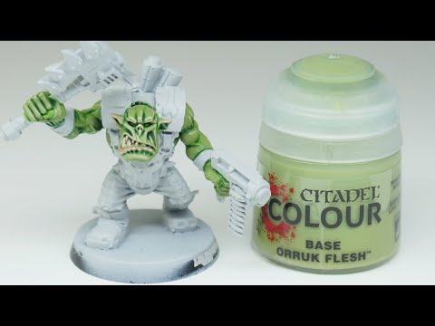 Is Orruk Flesh good for painting Ork Skin?