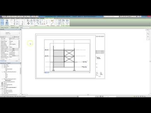 Revit Lesson 44 - Creating A Brace Frame Sheet