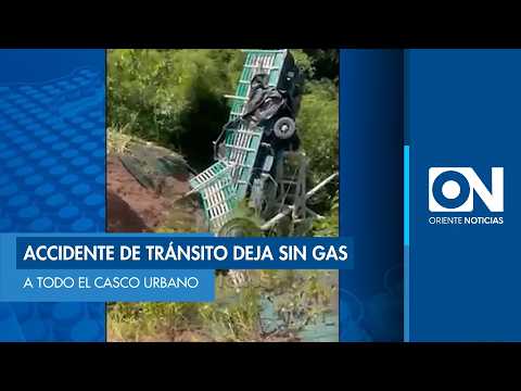 Emergencia en Lebrija: Accidente de tránsito deja sin gas a todo el casco urbano