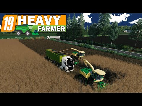 LS19 HeavyFarmer #69 - Eure Fragen & Hackschnitzel Ernte - Landwirtschaft Simulator 19