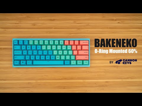 THIS is the 60% Keyboard you've been waiting for.  BAKENEKO by CannonKeys.  THE $130 Singa Unikorn!