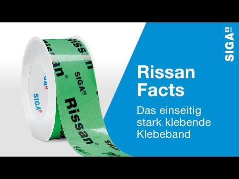 Das ist Rissan® | Das einseitig stark klebende Klebeband