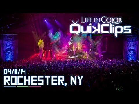 Life In Color - Unleash Tour - Rochester, NY - QuikClip - 04/11/14