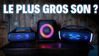 JBL Partybox Encore 2 vs Tribit Stormbox Blast vs Earfun UBOOM X : Le Match !
