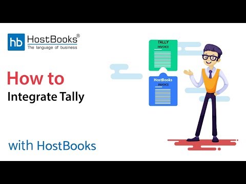 How to integrate tally with hostbooks gst software