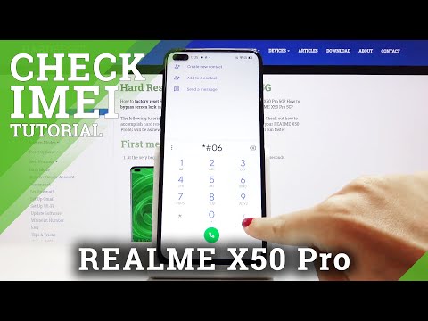 How to Locate Serial and IMEI Number in Realme X50 Pro- Check SN / IMEI