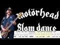 Motörhead –  Slow Dance  (🔴Bass Tabs | Notation) @ChamisBass #chamisbass #motorheadbass