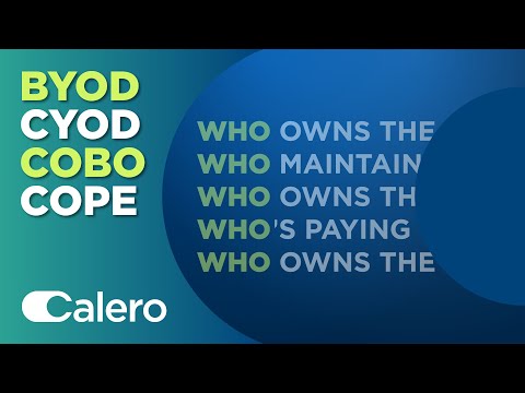 BYOD vs CYOD vs COBO vs COPE