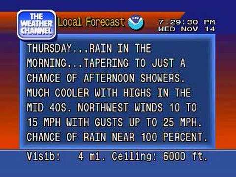 WeatherSTAR 4000 Emulator - November 14, 2007