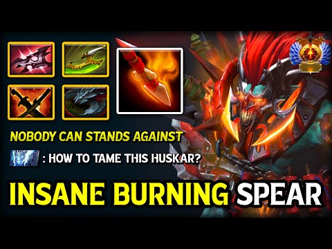 INSANE DPS BURNING SPEAR MID Huskar | Turn ON Armlet Even Global Killer Spectre Can't Stand Against