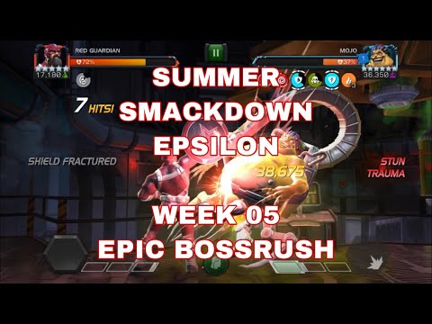 Summer Smackdown Epsilon - Week 05 Epic Boss Rush - No revives - marvel champions