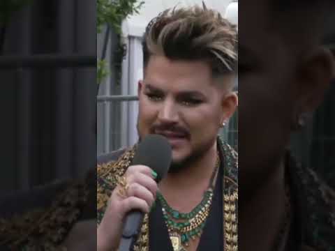 Interviewer says the wrong thing to Adam Lambert #shorts