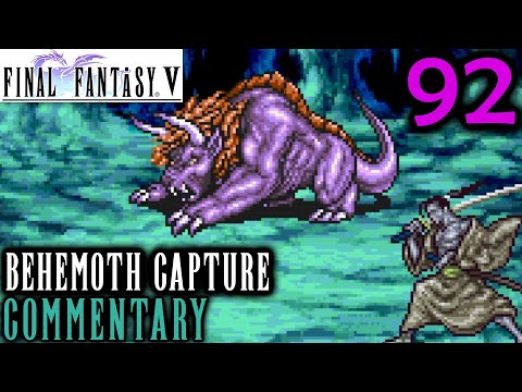 Final Fantasy V Walkthrough Part 92 - Capturing A Behemoth (Bonus GBA Content)