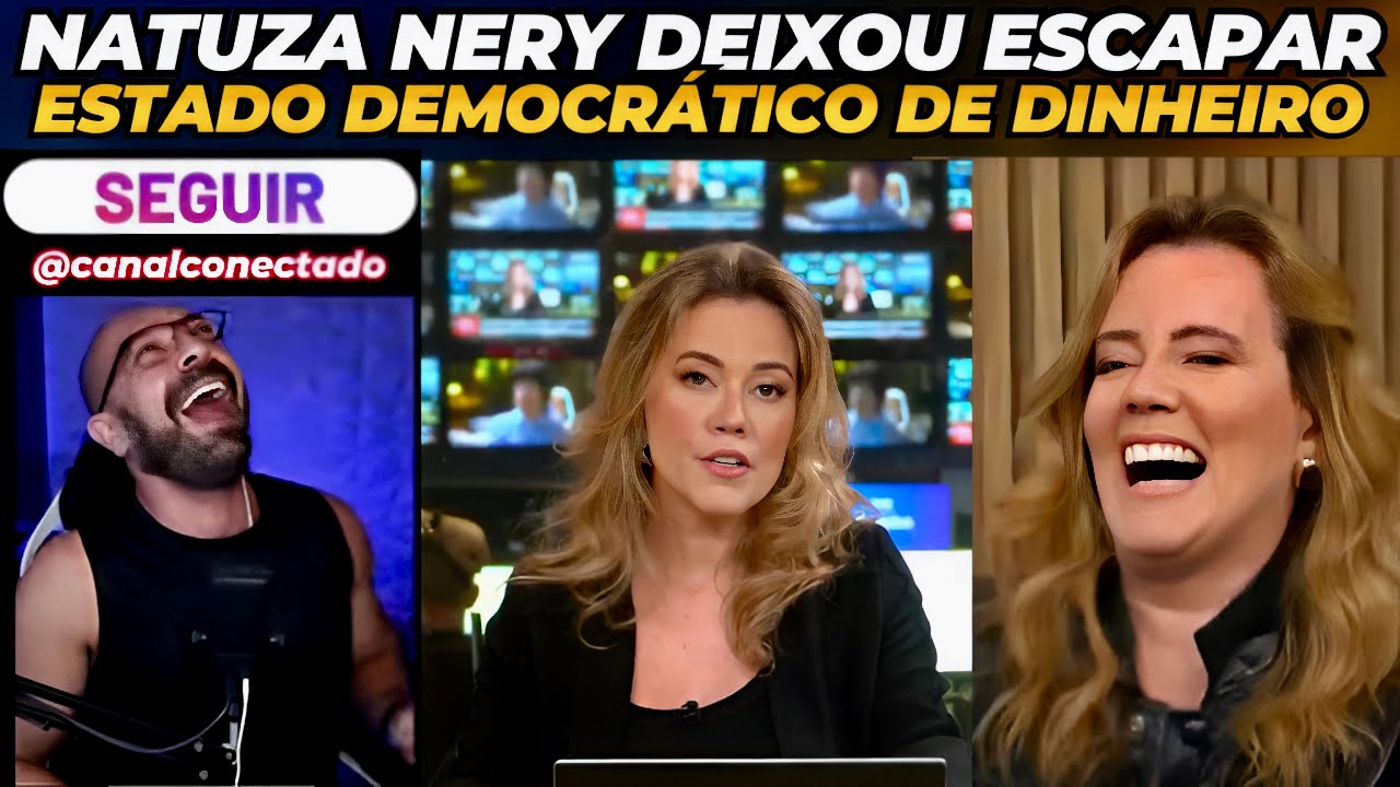 Natuza Nery entrega o jogo ao vivo, é por dinheiro.