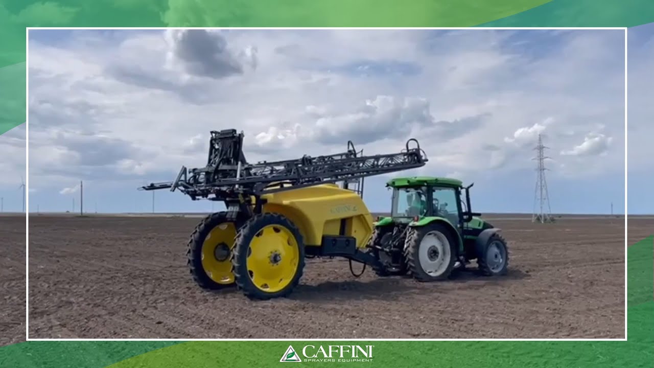 Caffini Global 3000/24 permetező ISOBUS rendszerrel