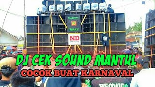 Download lagu DJ CEK SOUND TERBARU PASTI MANTUL BUAT KARNAVAL 2020 mp3