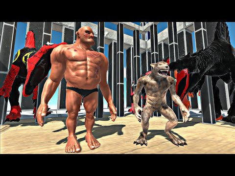Dinosaurs Battle Baby T Rex Attacked By Fantasy - Animal Revolt Battle Simulator