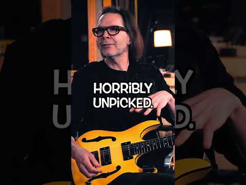 Paul Gilbert explains his picking technique #paulgilbert #guitar  #guitartutorial #shorts ￼