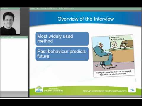 The Structured Interview - EPSO Administrator (AD) Assessment Centre Webinar