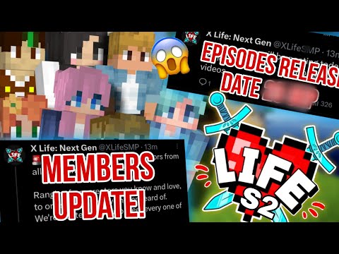 TheFlickeringAmethyst - X-Life S2 Update: EPISODES DATE RELEASED AND MEMBERS UPDATE😱