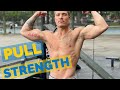 CALISTHENICS PULL STRENGTH DAY | LOW VOLUME HEAVY WEIGHT SETS | PULL LEGS PUSH SPLIT