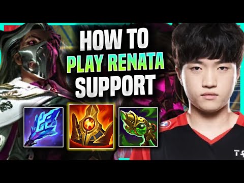 LEARN HOW TO PLAY RENATA SUPPORT LIKE A PRO! - T1 Keria Plays Renata Support vs Karma! | Season 2022