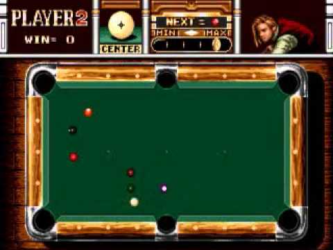 Sega Genesis Megadrive Minnesota Fats   Pool Legend