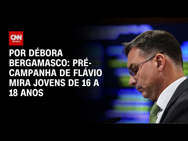Flávio Bolsonaro mira jovens de 16 a 18 anos em pré-campanha | CNN 360°