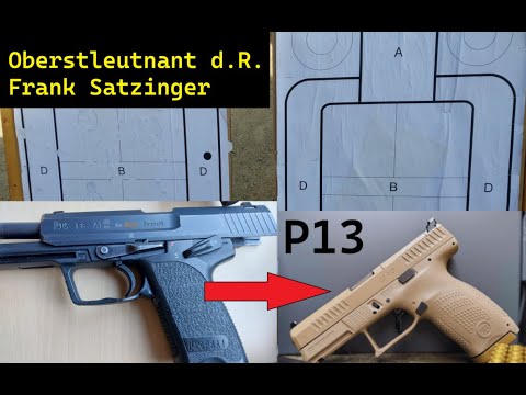 Podcast zur Bundeswehr Pistole P13 / mit Oberstleutnant d.R. Frank Satzinger