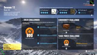 Season 11 Week 3 Task Force Challenge - Ghost Recon Wildlands