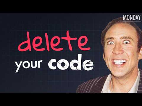 Stop writing so much code...