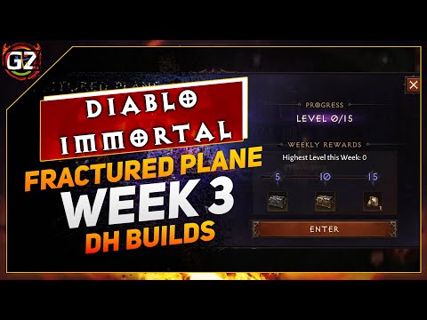 Week 3 Skill Guide - Critical Machine Gun | The Fractured Plane | Demon Hunter | Diablo Immortal