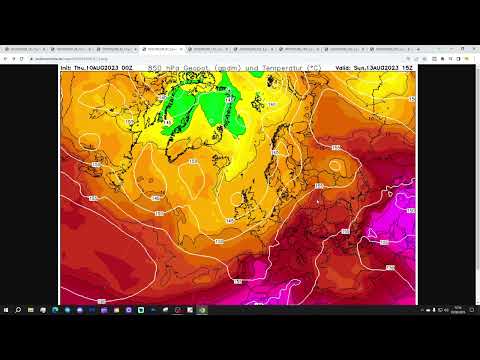 Ten Day European Weather Forecast: 10th To 20th August 2023